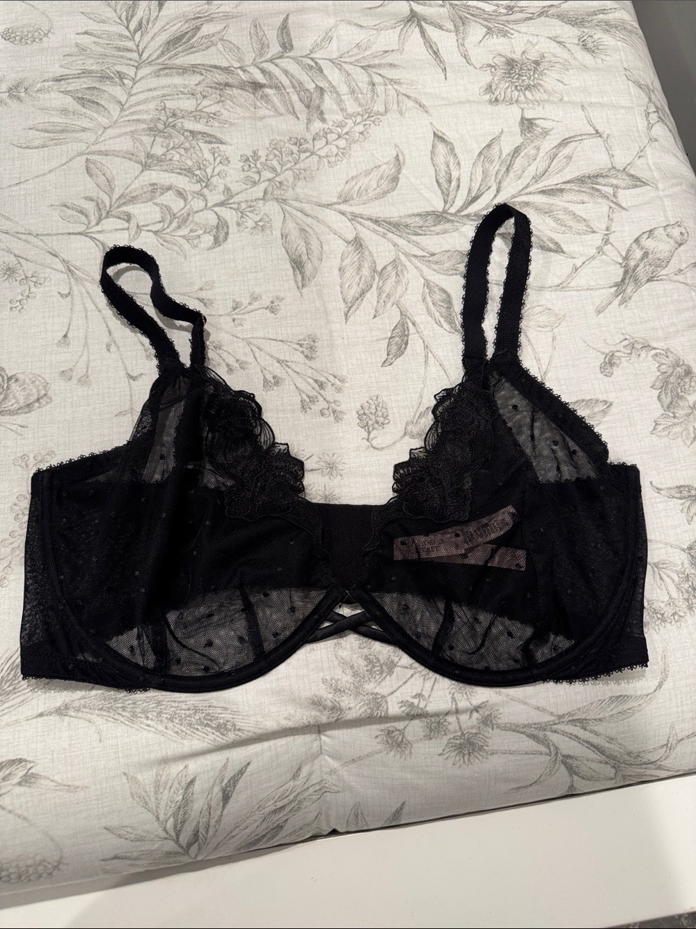 Black Lace Underwire Bra - Women Intimates & Sleepwear